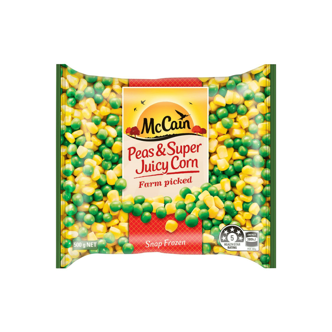 McCain Frozen Peas & Corn, 500g