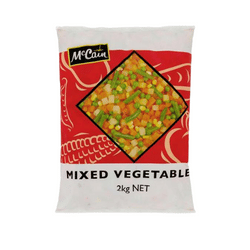 McCain Mixed Vegetables, Frozen 2kg