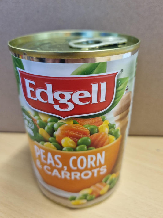 Peas, Corn and Carrots Tinned, 420g - COEN ONLY