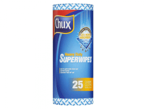 Chux Heavy Duty Super Wipes Roll, 25s
