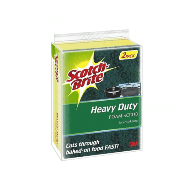 Scotchbrite Heavy Duty Thick Scourers, 2 pack
